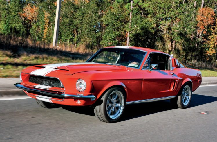 1968, Ford, Mustang, Fastback, Shelby, Gt, 350, Streetrod, Street, Rod ...