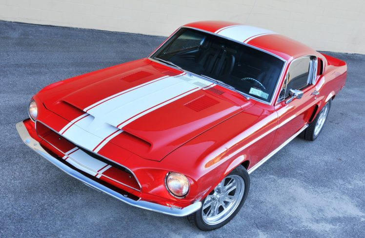 1968, Ford, Mustang, Fastback, Shelby, Gt, 350, Streetrod, Street, Rod ...