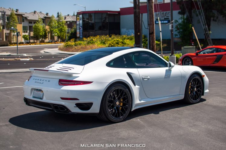2015, Porsche, 911, Turbo s, Coupe, Cars, White HD Wallpaper Desktop Background