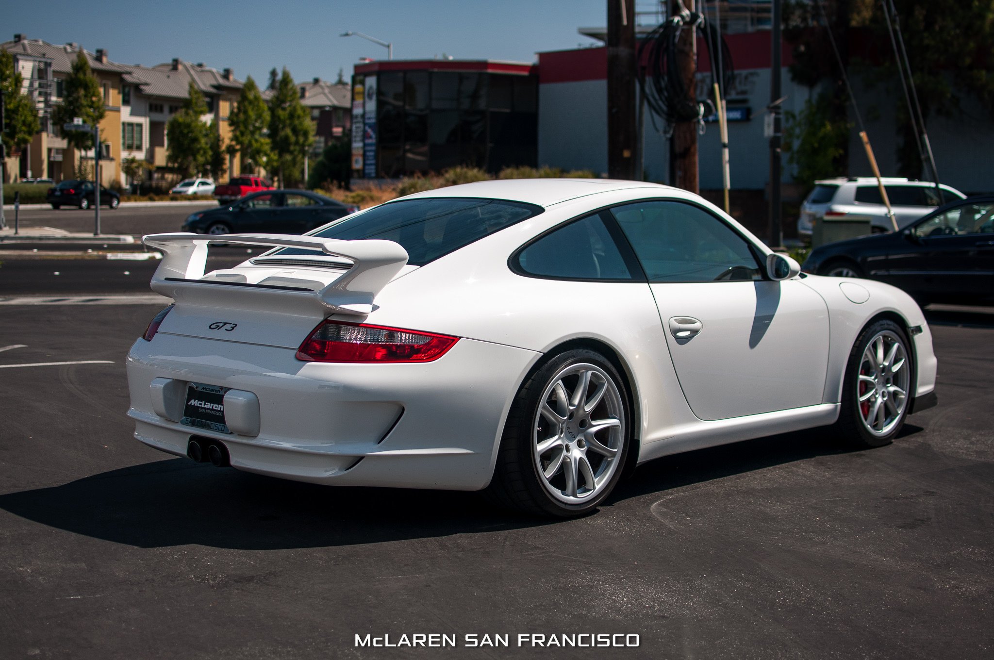 2007, Porsche, 911, Gt3, Coupe, Cars, White Wallpaper