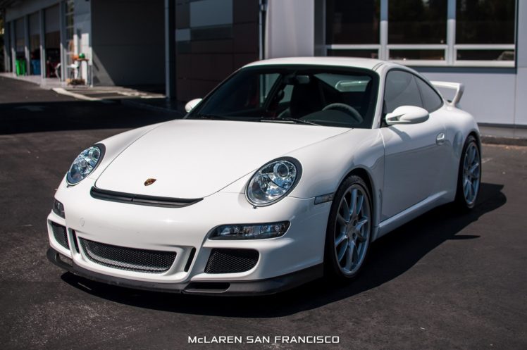 2007, Porsche, 911, Gt3, Coupe, Cars, White HD Wallpaper Desktop Background