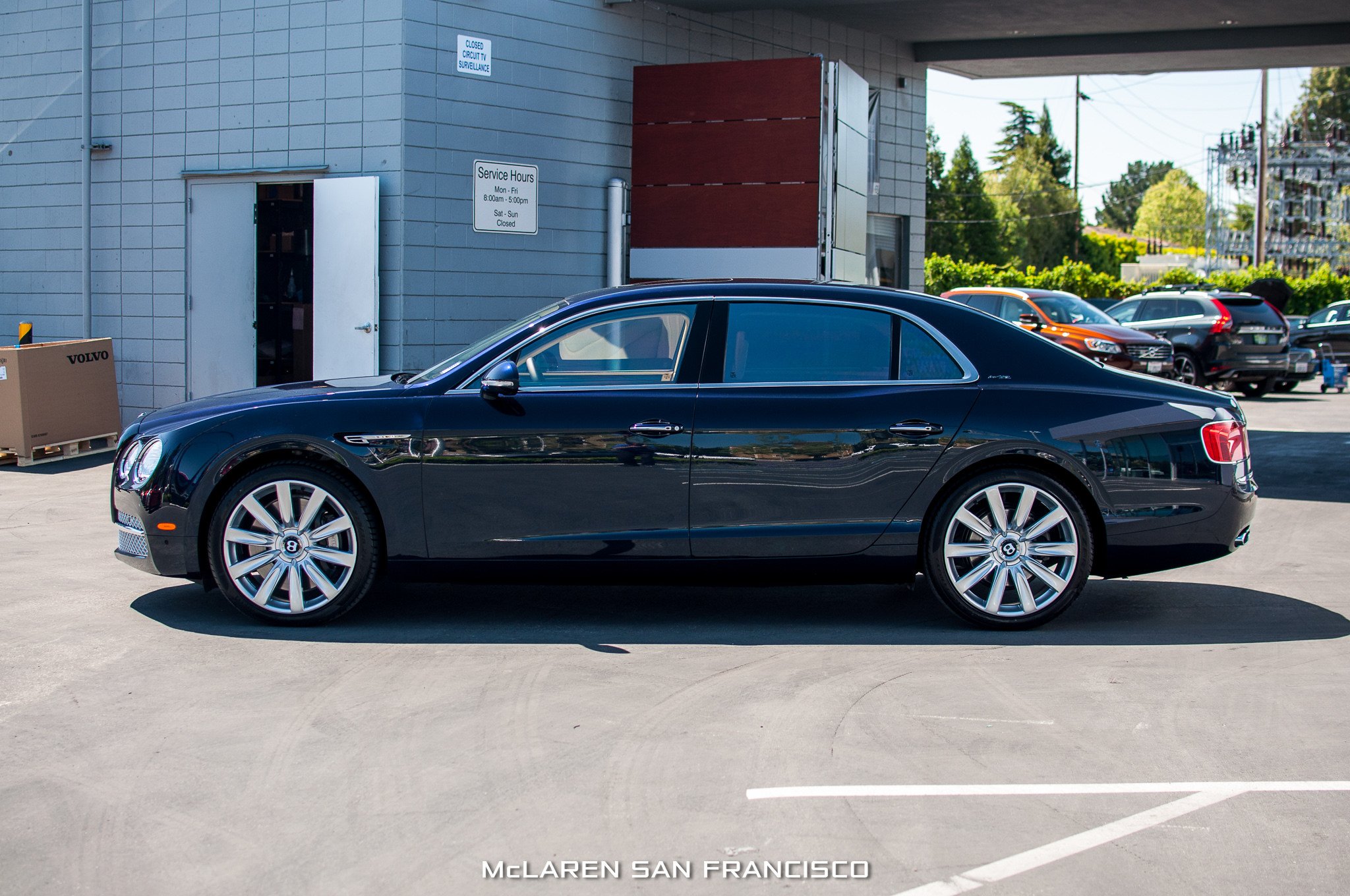 2014, Bentley, Flying, Spur, Blue, Cars, Luxury Wallpaper