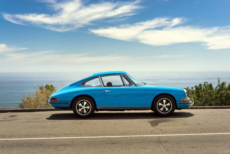porsche, 911 l, 2, 0l, Coupe, 901, 1967, Classic, Cars, Blue HD Wallpaper Desktop Background