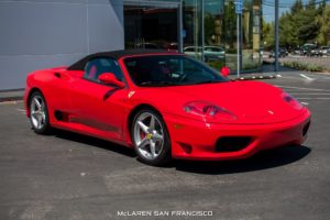 2001, Ferrari, 360, Spider, Convertible, Cars, Red