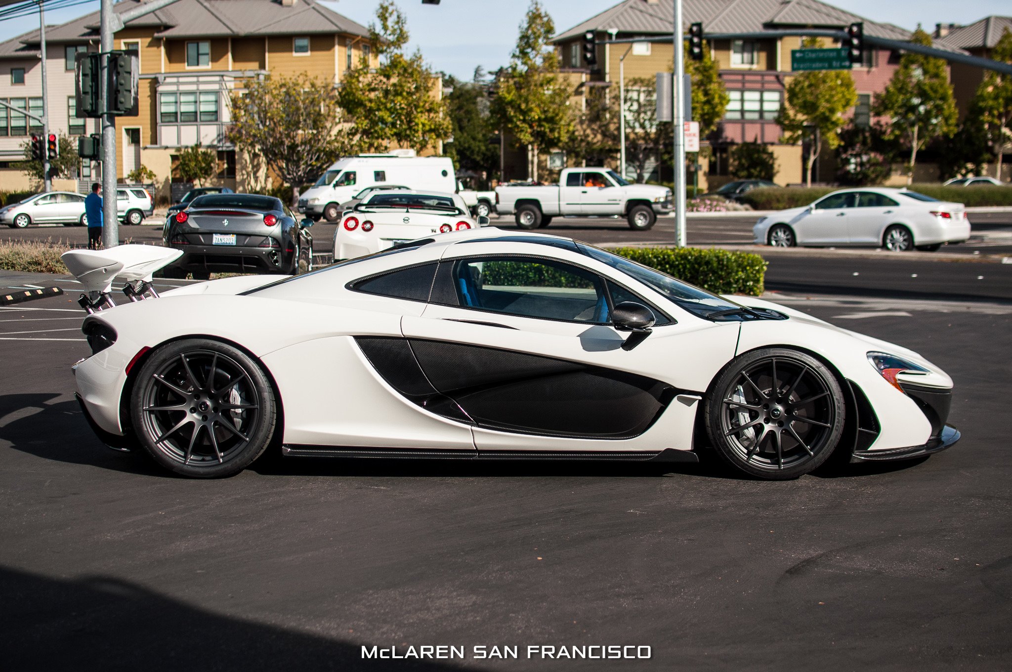 mclaren, P, 1, Supercar, Supercars, Cars, White Wallpaper