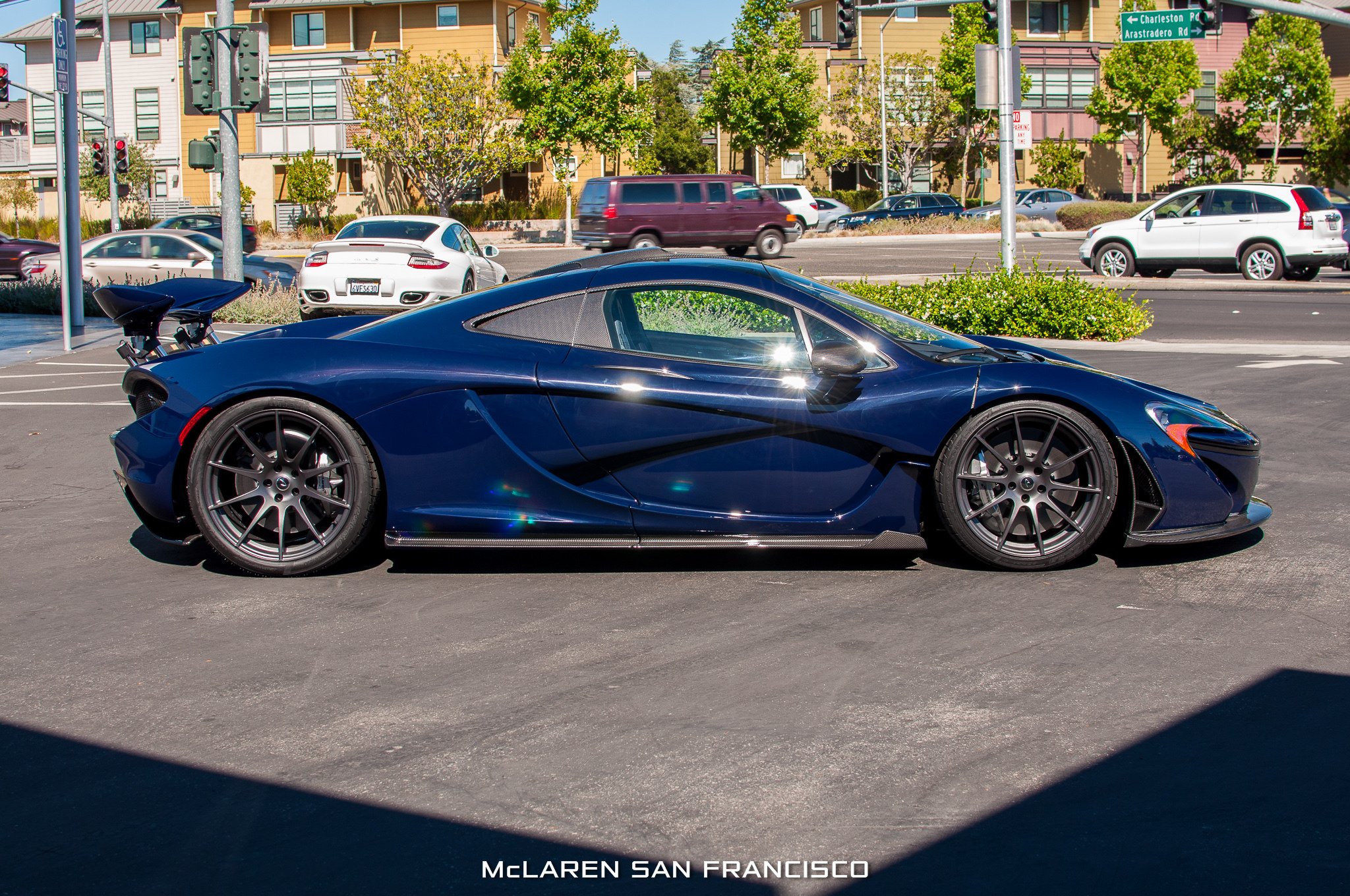 mclaren, P, 1, Supercar, Supercars, Cars, Blue Wallpaper