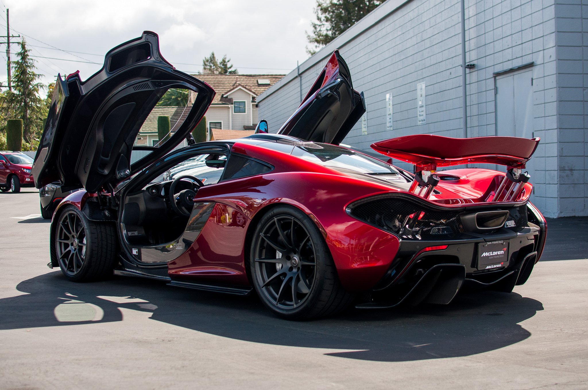 cars, Mclaren, P, 1, Supercar, Supercars, Volcano, Red Wallpaper