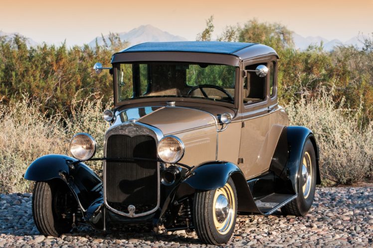 1930, Ford, Model a, Coupr, Hotrod, Hot, Rod, Custom, Old, School, Usa, 3888×2582 01 HD Wallpaper Desktop Background