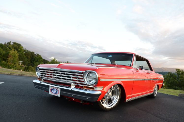 1963, Chevrolet, Chevy, Nova, Ii, Ss, Streetrod, Street, Rod, Pro, Touring, Red, Usa 2048×1360 01 HD Wallpaper Desktop Background
