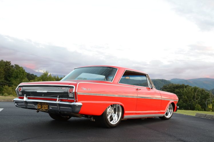 1963, Chevrolet, Chevy, Nova, Ii, Ss, Streetrod, Street, Rod, Pro, Touring, Red, Usa 2048×1360 04 HD Wallpaper Desktop Background