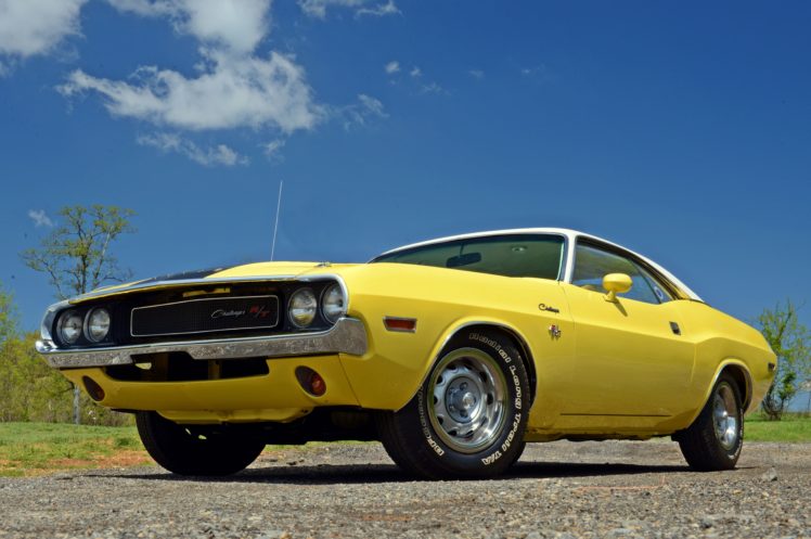 1970, Dodge, Challenger, Rt, Muscle, Classic, Old, Original, Yellow, Usa, 5435×3610 01 HD Wallpaper Desktop Background