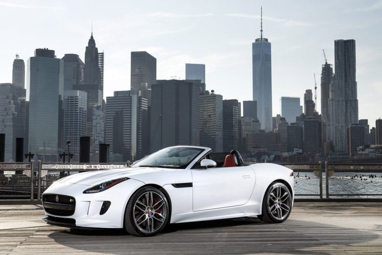 2016, Jaguar, F type, R, Awd, Us spec, Convertible, White HD Wallpaper Desktop Background