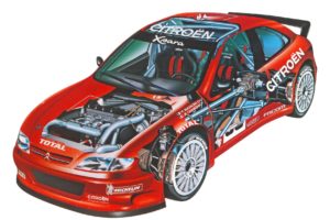 citroen, Xsara, Wrc, Rally, 2001, Cutaway, Cars, Technical, Cutaway