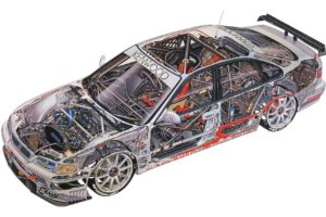 honda, Accord, Msd, Super, Touring, 1996, Cutaway, Cars, Technical, Cutaway