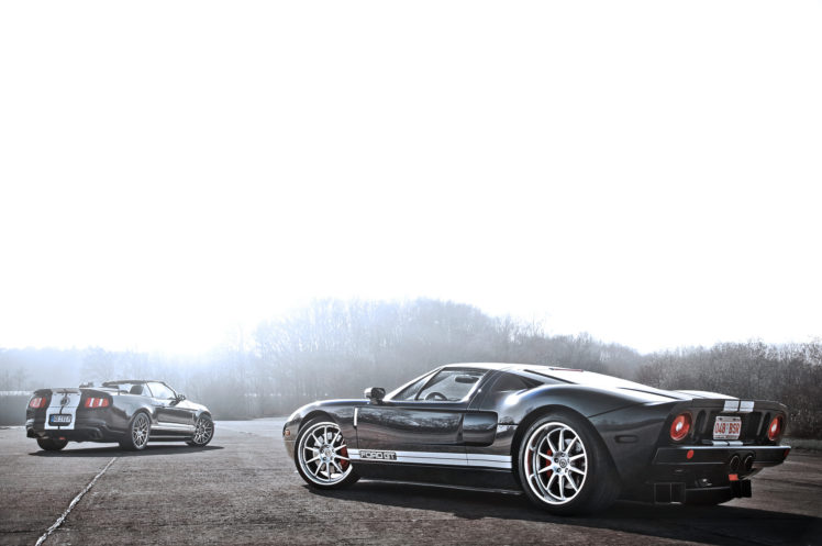 ford, Gt, Mustang, Shelby, Gt500, Convertible, Silvery, Muscle, Car, Highlight, Supercar HD Wallpaper Desktop Background