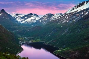 norway, Fjord, Mountains, Lake, Reflection