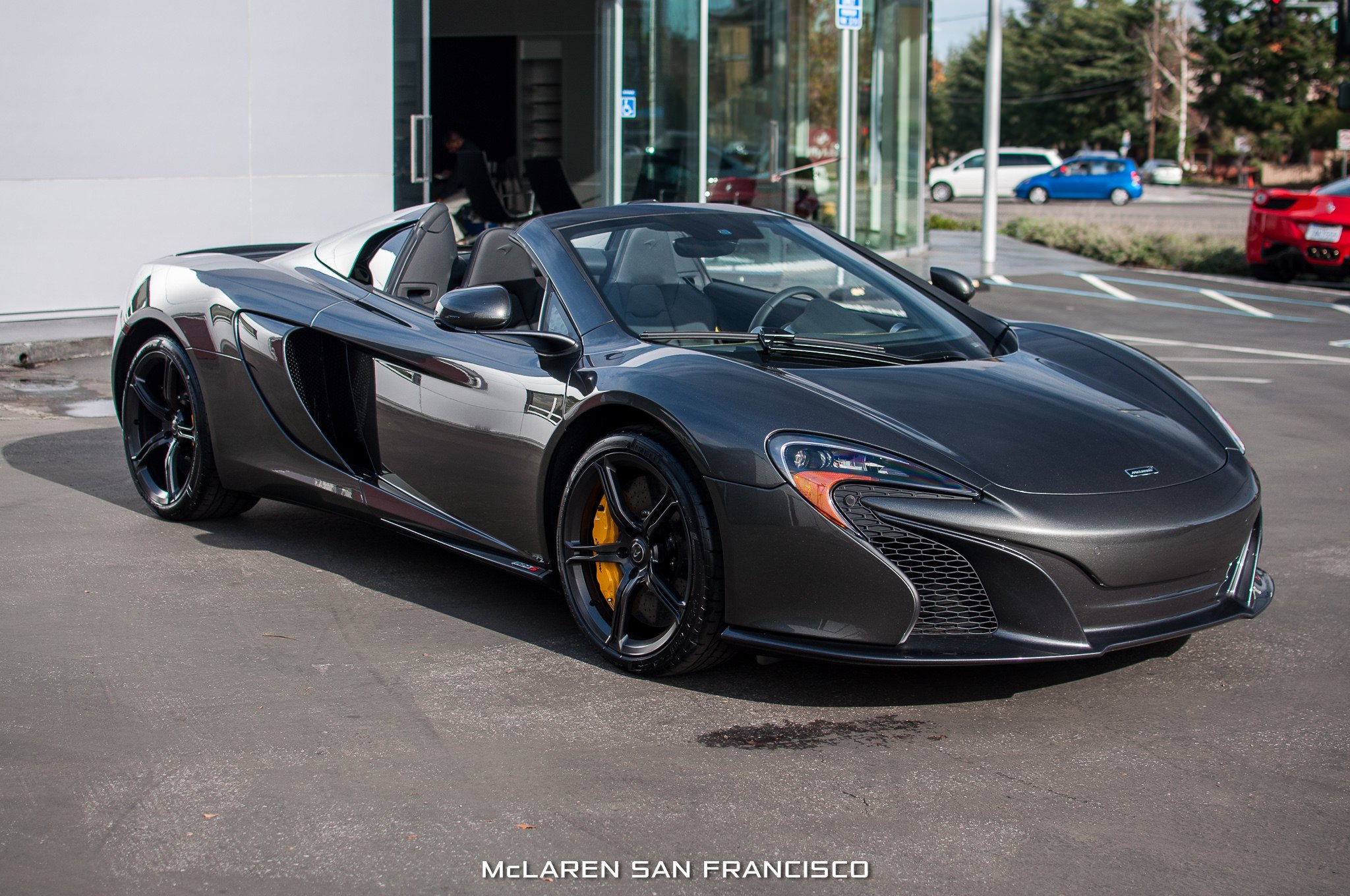 mclaren, 650s, Spider, Cars, Storm, Grey Wallpaper