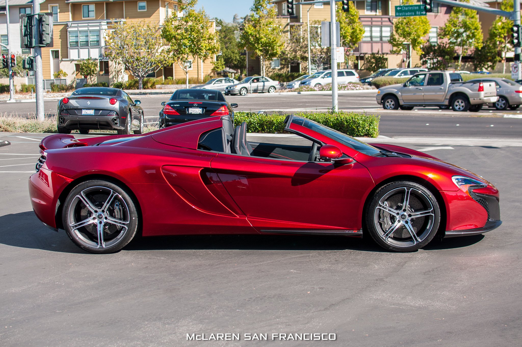 mclaren, 650s, Spider, Cars, Volcano, Red Wallpaper
