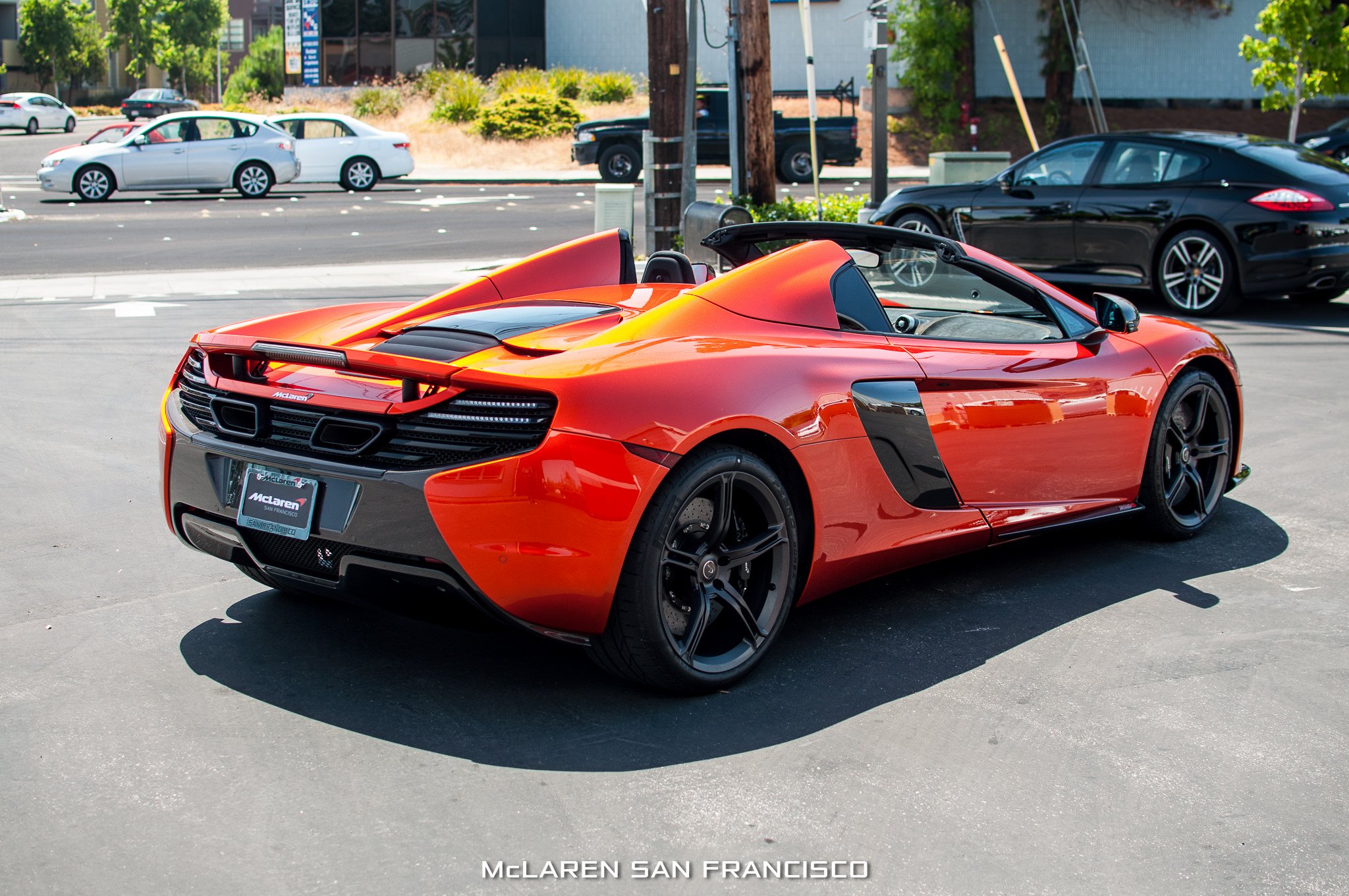 mclaren, 650s, Spider, Cars, Volcano, Orange Wallpaper