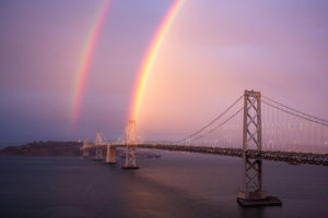 oakland, Bridge, Rainbow, Bridge, San, Francisco, Ocean