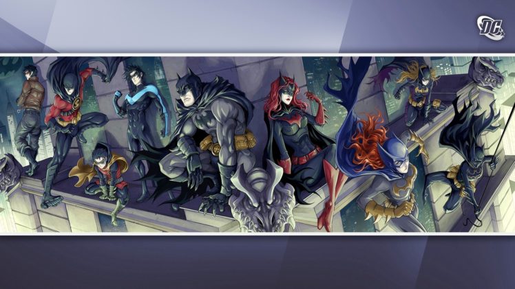 batman, Nightwing,  dc, Comics HD Wallpaper Desktop Background