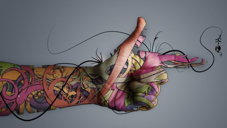 arts,  , Tattoo, Hand, Fingers HD Wallpaper Desktop Background