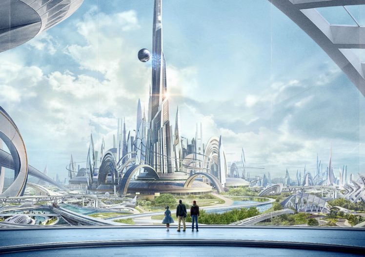 tomorrowland, Action, Adventure, Mystery, Sci fi, Fantasy, Disney, 1tomorrow, City, Cities HD Wallpaper Desktop Background