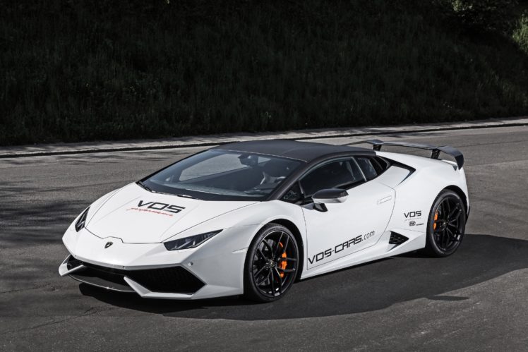 2015, Vos, Lamborghini, Huracan, Supercars, Cars, White, Tuning, Modified HD Wallpaper Desktop Background