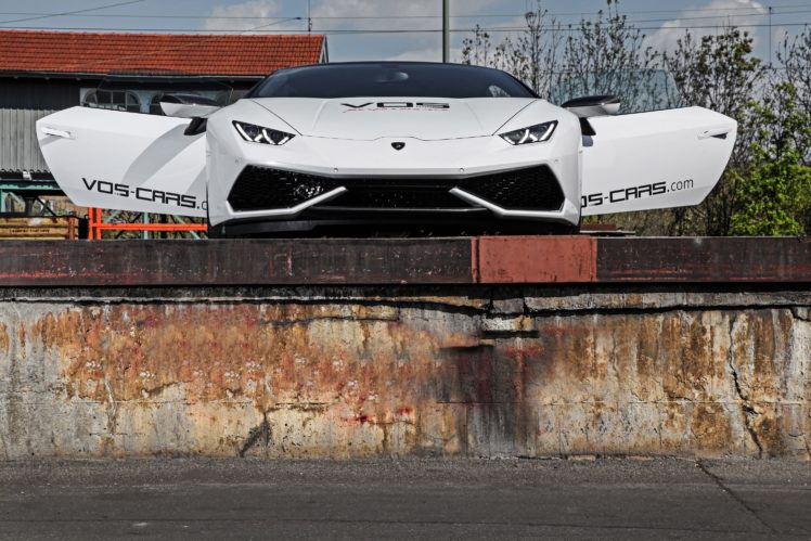 2015, Vos, Lamborghini, Huracan, Supercars, Cars, White, Tuning, Modified HD Wallpaper Desktop Background