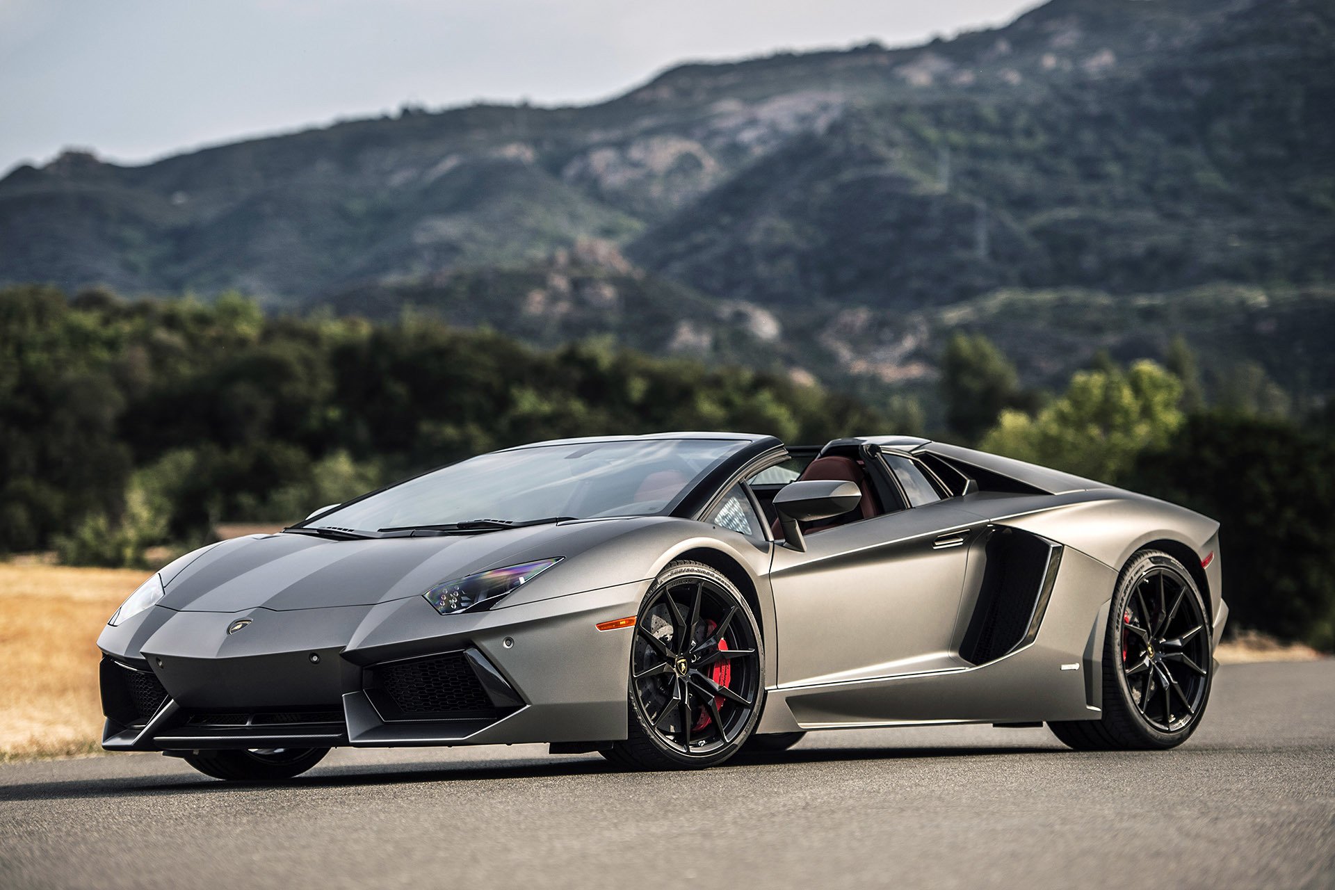 Lamborghini Aventador lp700 4 Roadster Silver