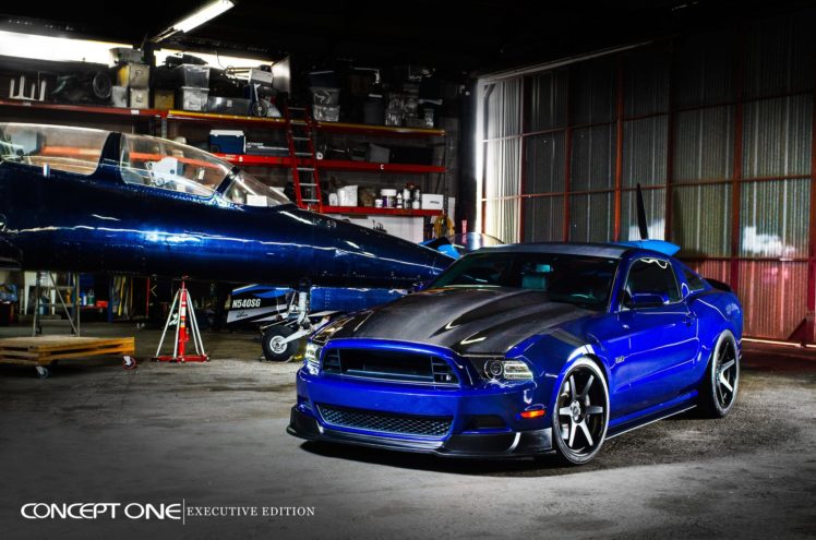 ford, Mustang gt, Blue, Coupe, Modified, Cars, Tuning, Wheels HD Wallpaper Desktop Background