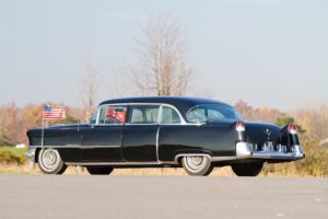 1955, Cadillac, Fleetwood, Seventy five, Black, Presidential, Limousine, Cars, Classic