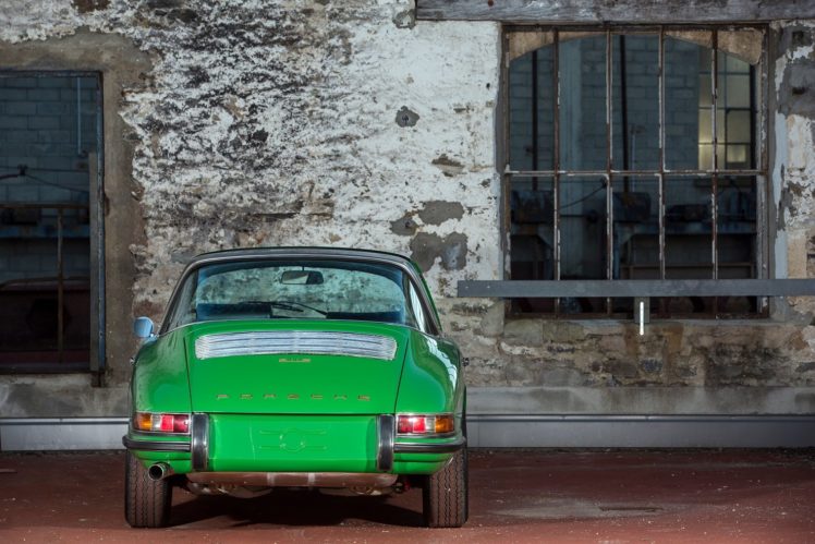 porsche, 911 s, 2, 0l, Targa, 901, 1966, Classic, Cars, Green HD Wallpaper Desktop Background