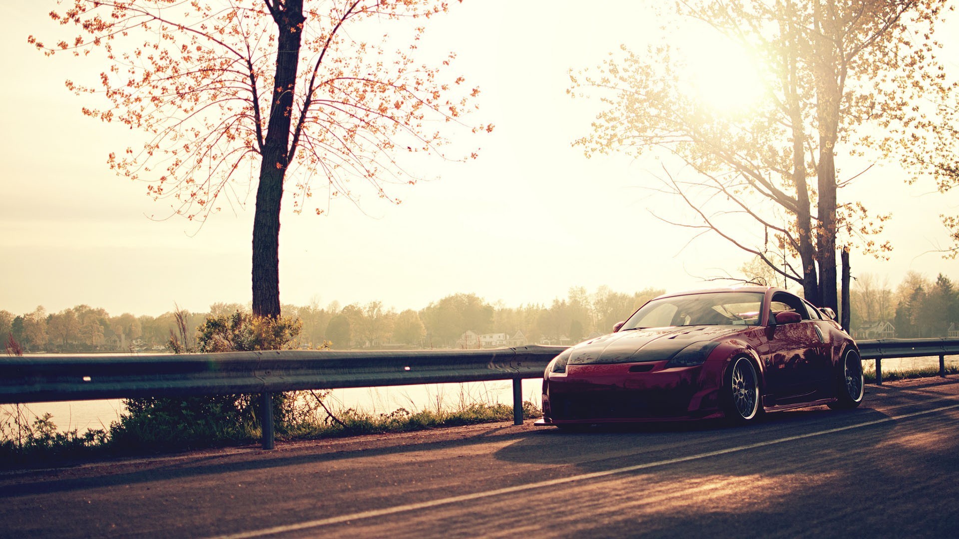 nissan, 350z, Tuning, Road Wallpaper