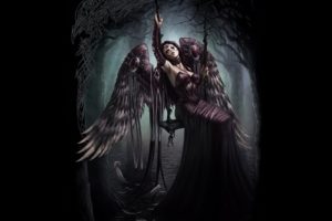 dark, Fantasy, Angel, Art, Artwork, Evil, Fantasy