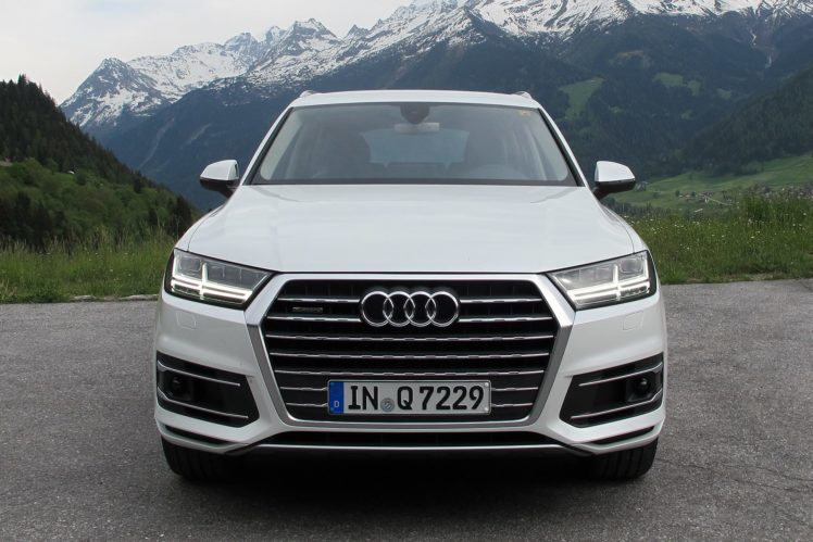 2017, Audi q7, Cars, Suv, White HD Wallpaper Desktop Background