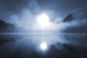 mist, Fog, Lake, Reflection