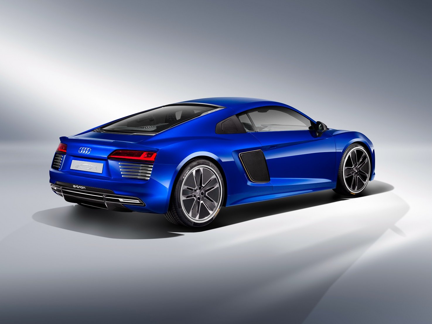 audi r8, E tron, Piloted, Driving, Concept, 2015, Cars, Coupe, Blue Wallpaper