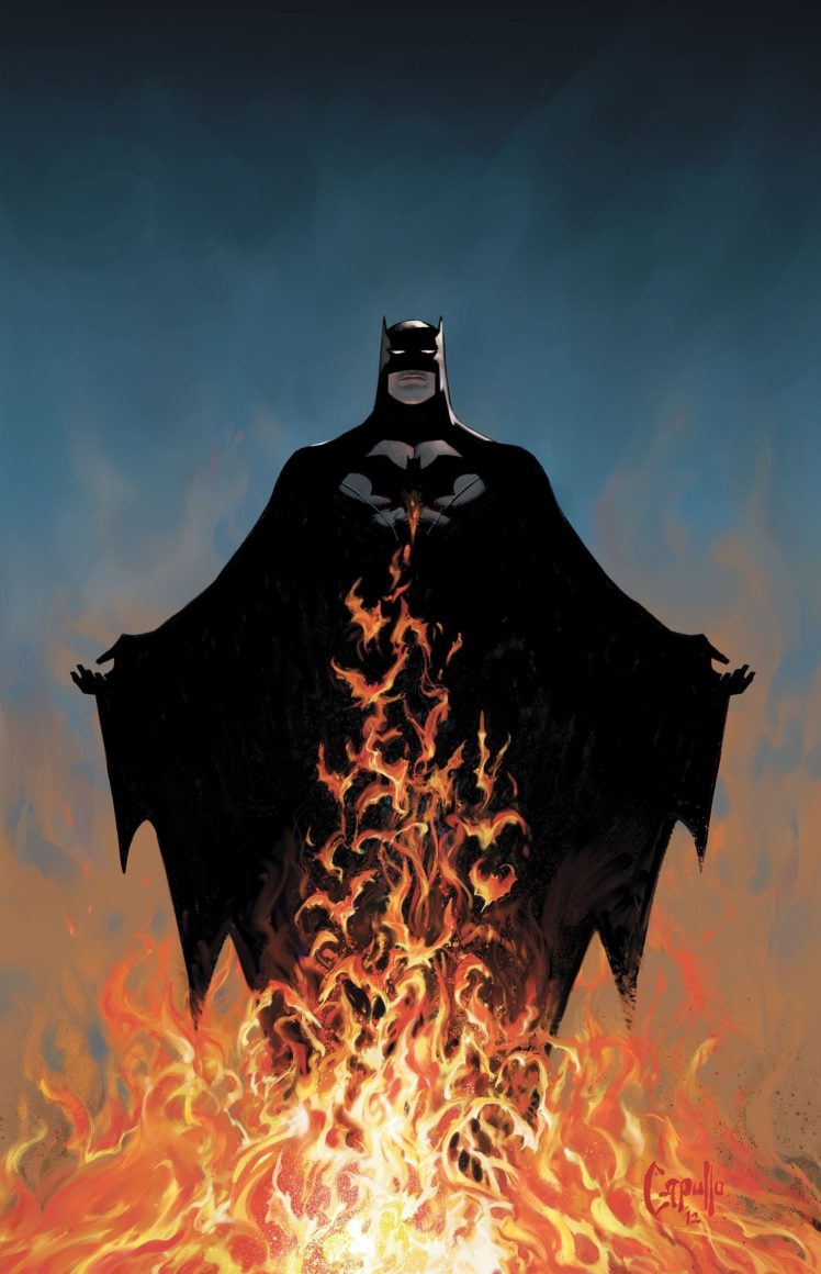 comics,  , Flames, Batman HD Wallpaper Desktop Background