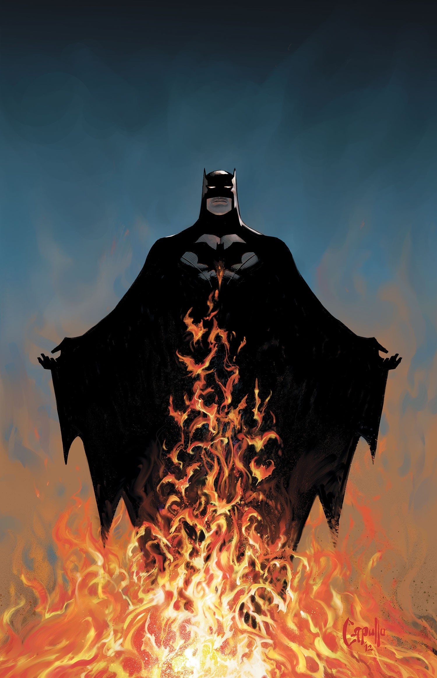 comics,  , Flames, Batman Wallpaper