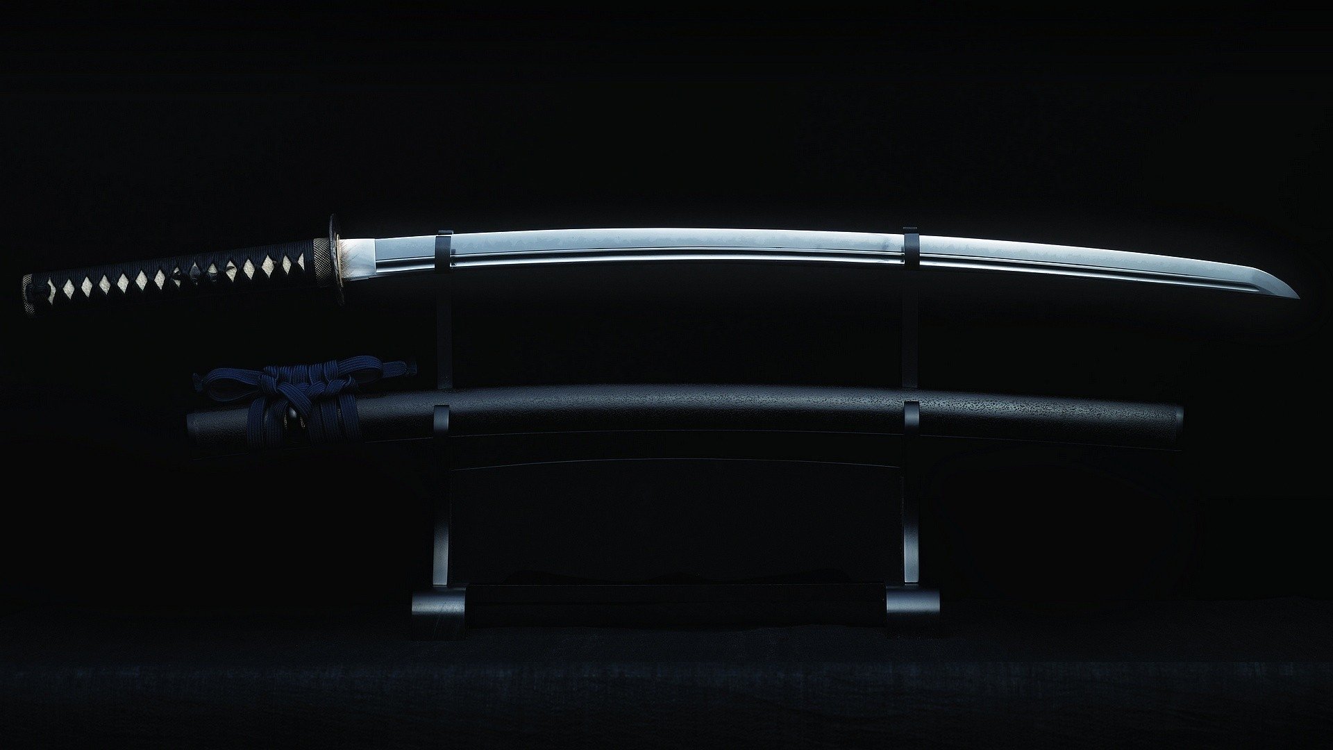 swords,  , Black, Katana, Blade Wallpaper