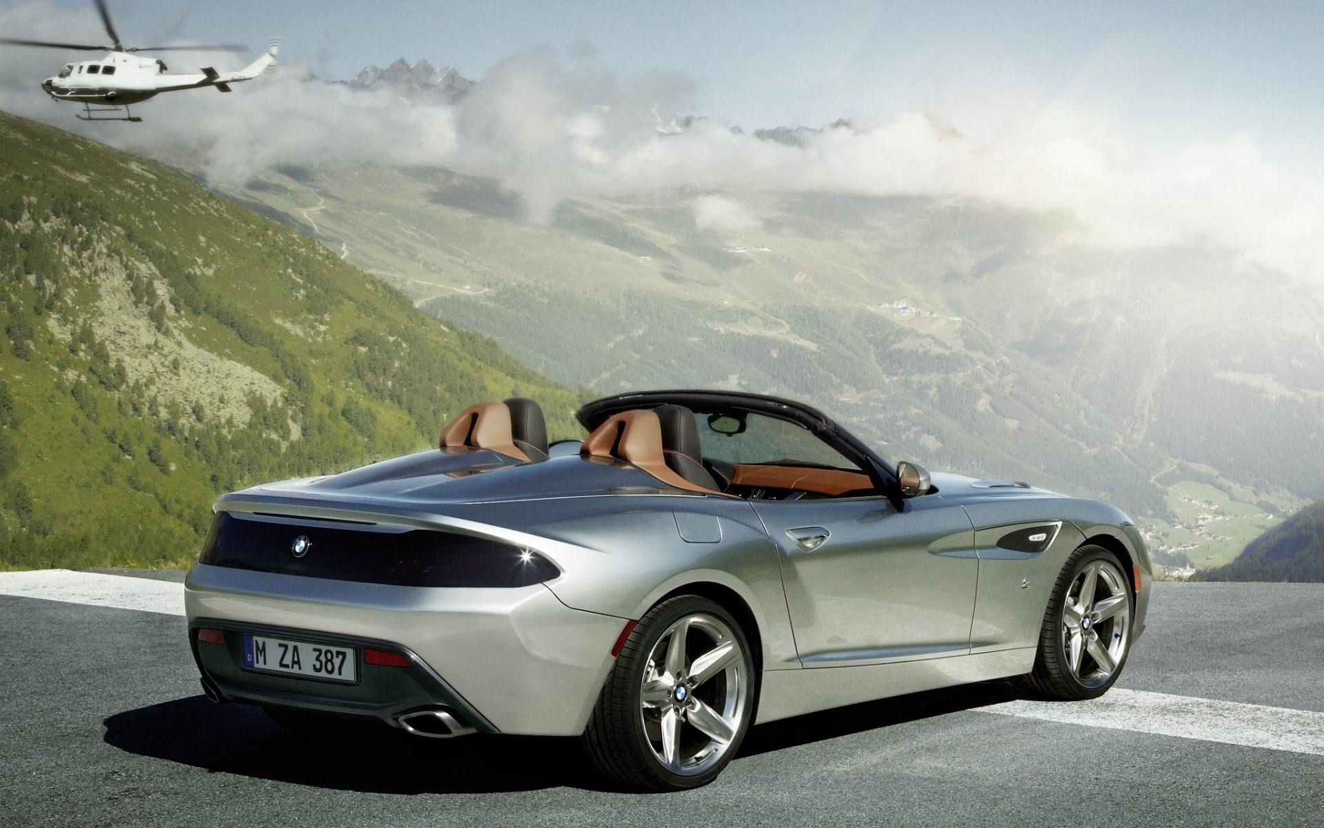 bmw, Roadster, Zagato, Roadster, Rear, View, Zagato Wallpaper