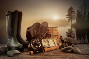 boots, Hat, Fishing, Fishing, Rod, Lakes