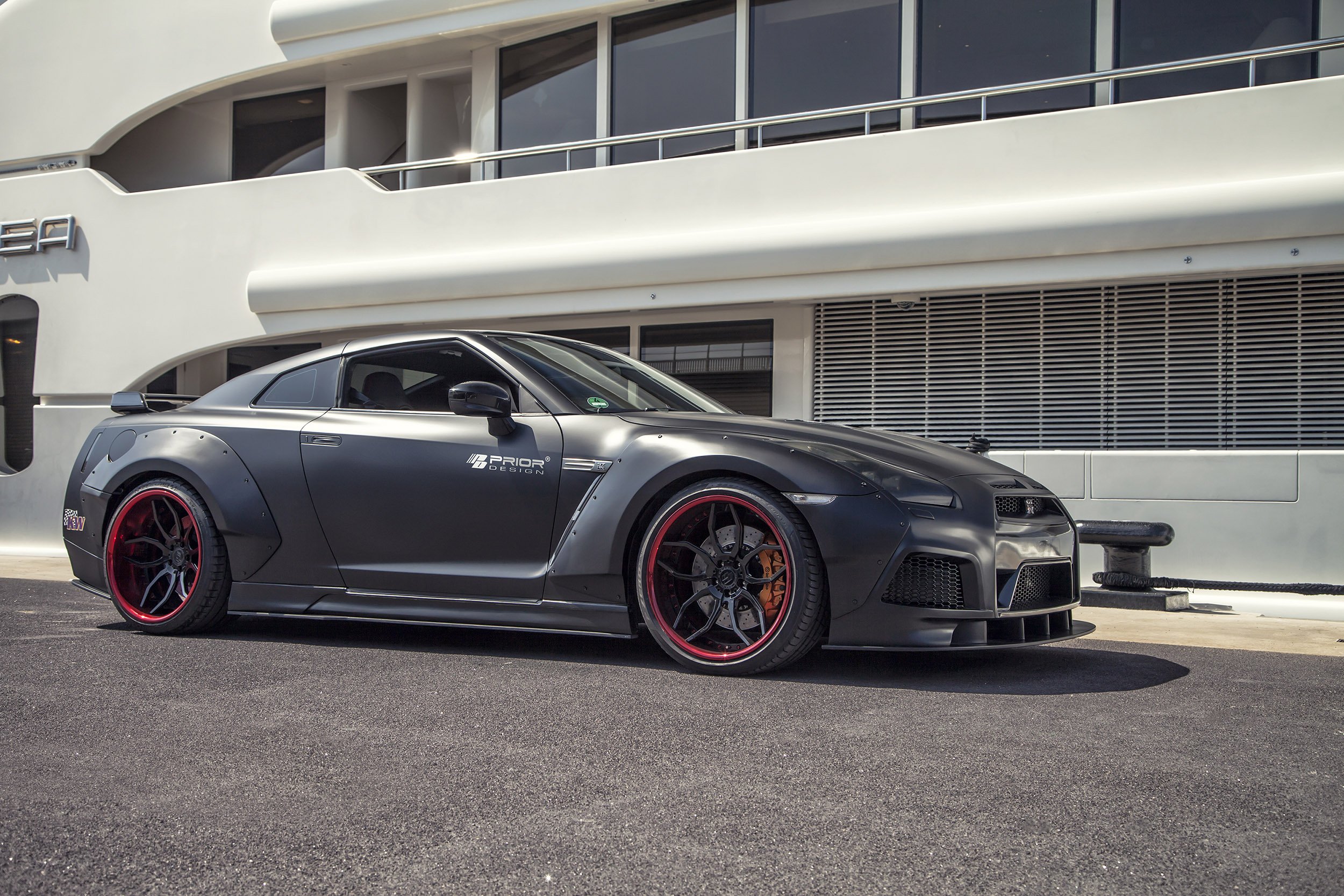 2015, Prior, Design, Nissan, Gt r, Cars, Black, Bodykit, Modified Wallpaper
