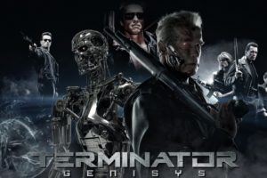 terminator, Genisys, Sci fi, Futuristic, Action, Fighting, Warrior, Robot, Cyborg, 1genisys, Poster