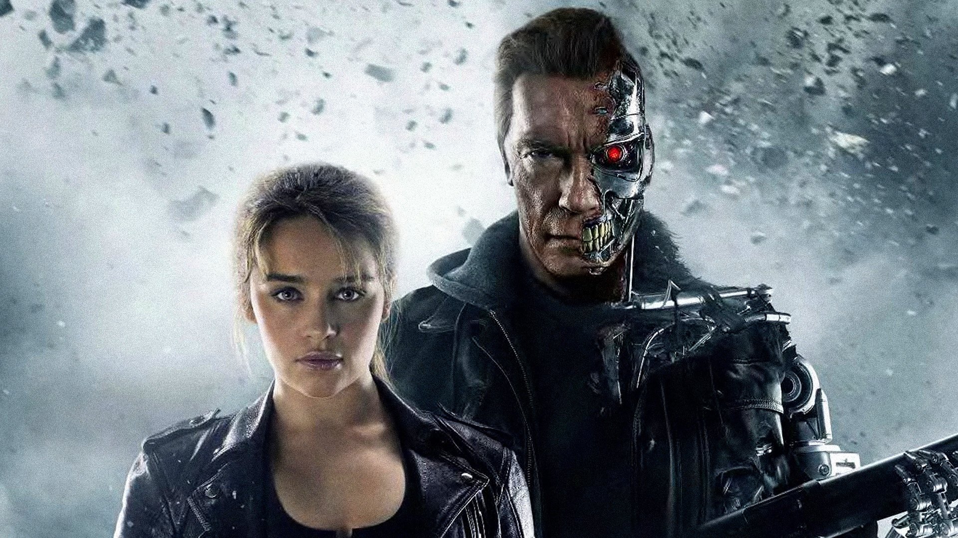 terminator, Genisys, Sci fi, Futuristic, Action, Fighting, Warrior, Robot, Cyborg, 1genisys Wallpaper