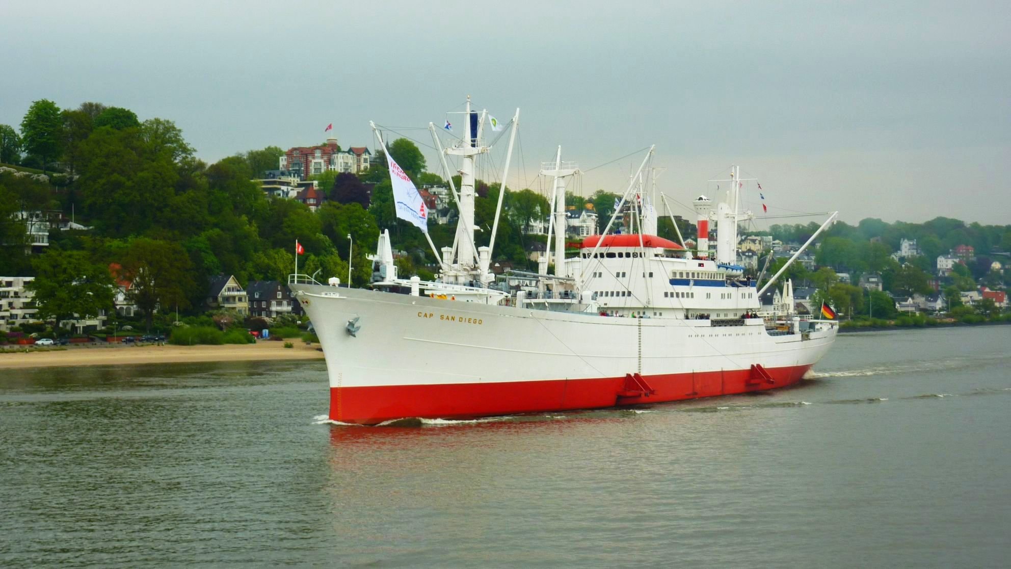 capsandiego, Hamburg, Ship, Freighter, Oldtimer Wallpaper