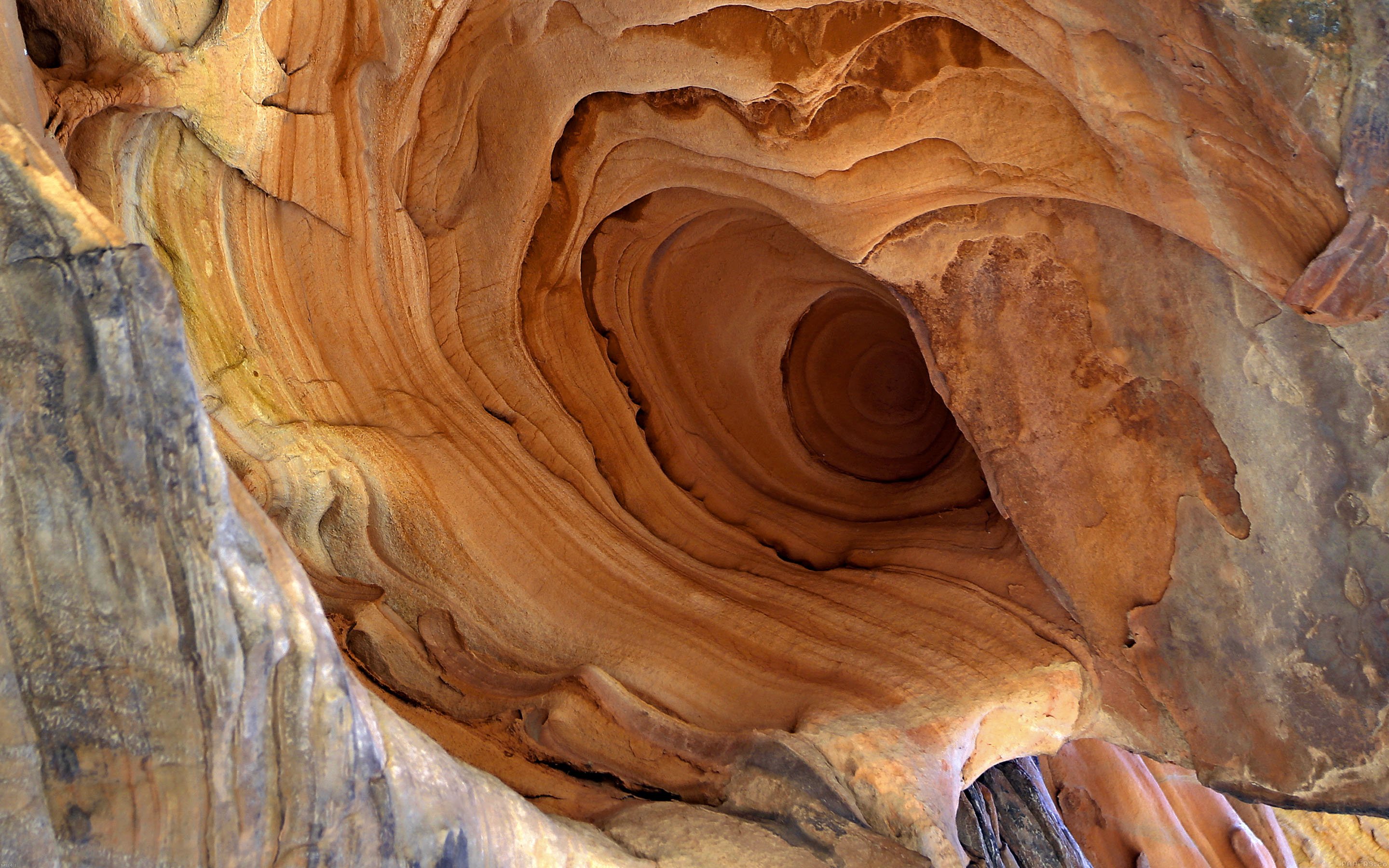 hidden canyon rock formations nature Wallpaper