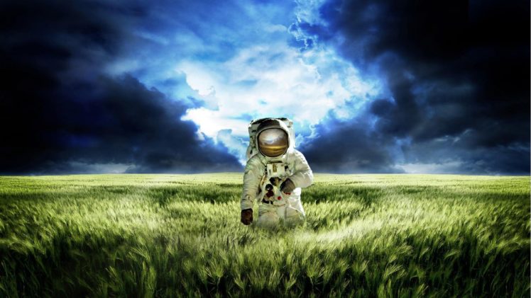 astronaut, Sci fi, Space, Art, Artwork, Technics, Spaceship, Planet HD Wallpaper Desktop Background