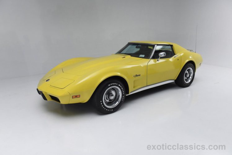 1975, Chevrolet, Corvette, C3, Muscle, Cars, Classic HD Wallpaper Desktop Background